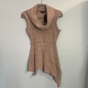 Jasmine Heather Pink Cowl Neck Sweater